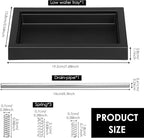Low Profile Thin Drip Tray and 6 Bar 9 Bar 12 Bar OPV Spring Modification Kit with Long Stainless Steel Tube, Compatible with Pro Gaggia Classic Espresso Coffee Machine (5 Piece Set)