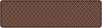 NewLife by GelPro Anti-Fatigue Designer Comfort Kitchen Floor Mat, 20x72" , Trellis Walnut Stain Resistant Surface with 3/4” Thick Ergo-foam Core for Health and Wellness