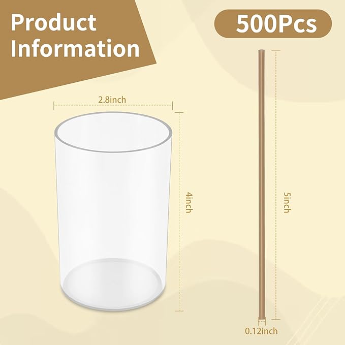 500 Pcs Gold Coffee Stirrers Holder Set Metallic Gold Coffee Stir Sticks Acrylic Stir Stick Holder Cocktail Straws Bar Straws Drink Stirrers for Coffee Bar Decor Juice Party Halloween Supplies