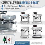 Breville Compatible Cleaning Tablets & Water Filter. 52 Espresso Machine Cleaning Tablets & 6 Breville Filters for Espresso Machine. Removes Build-up & Filters Water Impurities. Years Supply.