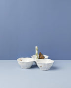 Lenox 897160 Butterfly Meadow Floral 3-Section Server