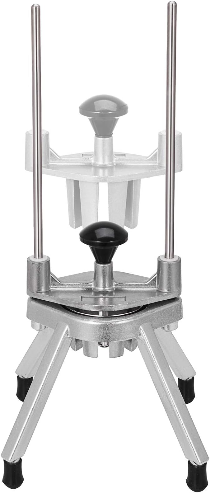 Happybuy 8-Section Commercial Easy Wedger Stainless Steel Blade Fruit Lime Slicer, Lemon Cutter 8 Wedges for Bar Restaurant