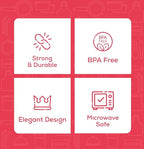 GUSTO [360 Combo Box] Clear Plastic Silverware, Heavy Weight Disposable Utensils - 180 Forks, 120 Spoons, 60 Knives, Perfect for Wedding, Parties and Events - (Formerly Comfy Package)