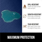 GORILLA GRIP Slip Resistant Drawer and Shelf Liner 2 Pack, Non Adhesive Water Resistant, Easy Clean and Trim, Smooth Surface Liners for Kitchen Cabinet, Shelves, Drawers, Pantry, 20 in x 20 FT, Navy