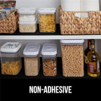 GORILLA GRIP Slip Resistant Drawer and Shelf Liner 2 Pack, Non Adhesive Water Resistant, Easy Clean and Trim, Smooth Surface Liners for Kitchen Cabinet, Shelves, Drawers Pantry, 17.5 IN x 20 FT, Black