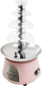Chocolate Fountain Machine - 4 Tier Electric Chocolate Fondue Fountain Machine for Parties - Melts Cheese, Queso, Candy, and Liqueur - Dip Strawberries, Apple Wedges, Vegetables, and More