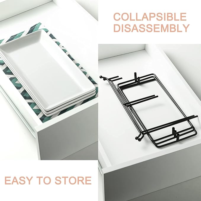 Gomakren 3 Tier Serving Trays Stand Porcelain Serving Platters 12 Inch White Serving Plates Dinner Platters for Appetizer Snack Fruit Cup Cake Server Tray Display Serving Dishes for Entertaining