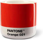 Copenhagen Design Pantone Macchiato Cup - Coffee, Latte, Macchiato Mug - 3.34oz/100ml, Orange 021