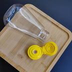 2pcs Empty Plastic Honey Bottles Flip Top Squeeze Honey Jars Dispenser Squeezable Honey Containers for Syrups, Ketchup, Salad Dressing, Cooking Oils