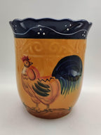 ACK Utensil Holder, Utensil Crock, Modern Kitchen Decor, Kitchen Storage (Rooster)
