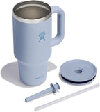 Hydro Flask 32 Oz Travel Tumbler with Handle, Lid and Straw - Insulated Stainless Steel in Surf
