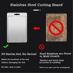 Titanium Cutting Board for Kitchen with Juice Groove， Dishwasher Safe Chopping Boards， Bpa-Free Chopping Board,for Home Counter Outdoor Camping Housewarming Gifts for Women (18inx12in)