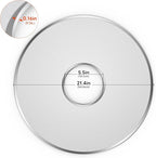 Stanbroil Round Griddle Insert for Weber 22" Kettle Charcoal Grills, Stainless Steel Flat Top Griddle Plate Plancha Kettle Grill Accessory