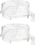 Grinder Assembly Lids 2pcs, Clear Grinder Assembly Lids Replacement for Cuisinart Coffee Maker, Fit for DGB-500GLID Coffee Grinder and Brew Coffee Maker Parts Cap