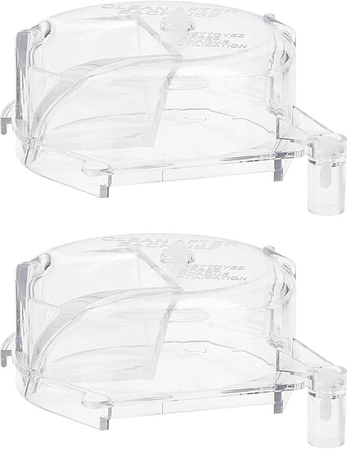 Grinder Assembly Lids 2pcs, Clear Grinder Assembly Lids Replacement for Cuisinart Coffee Maker, Fit for DGB-500GLID Coffee Grinder and Brew Coffee Maker Parts Cap