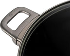 Swiss Diamond Nonstick Hybrid Ceramic and Diamond-Infused Stock Pots With Glass Lid, PFAS- and PFOA-free, Dishwasher & Oven Safe Up To 500 °F (8.5 Quart)