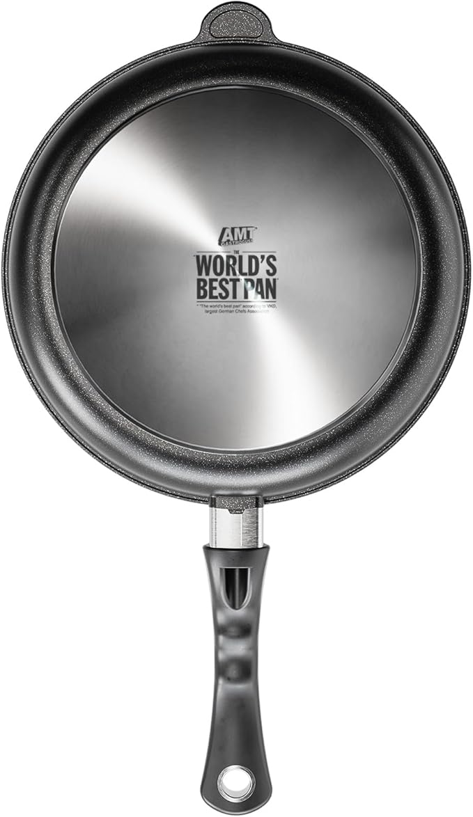 AMT Gastroguss The World´S [...] Frying pan Non-Induction, Diameter 26 cm, Height 5 cm, cast Aluminium (Aluminium), Lotan® Non-Stick Coating for Fat-Free-Frying, AMZN-526-US