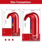 Electric Wine Aerator, One-Touch Automatic Wine Decanter for Red & White Wine, Wine Dispenser, Wine Pourer, Wine Gifts for Wine Lovers (Red)