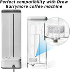 6 Pack Replacement Coffee Filters Compatible with Drew Barrymore Coffee Maker, Charcoal Water Filters for Beautiful DrewBarrymore Coffee Machines