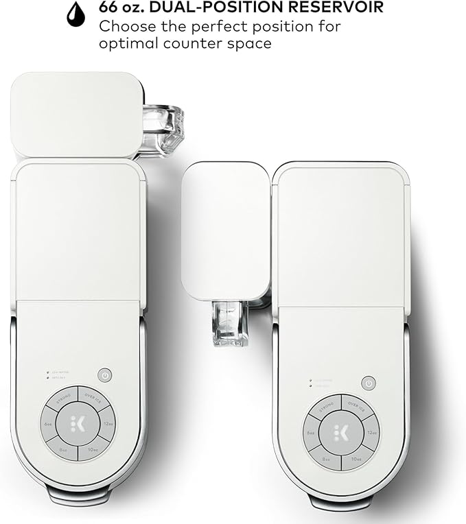 Keurig K-Supreme Single Serve K-Cup Pod Coffee Maker, MultiStream Technology, 4 Brew Sizes, 66oz Dual-Position Removable Reservoir, White