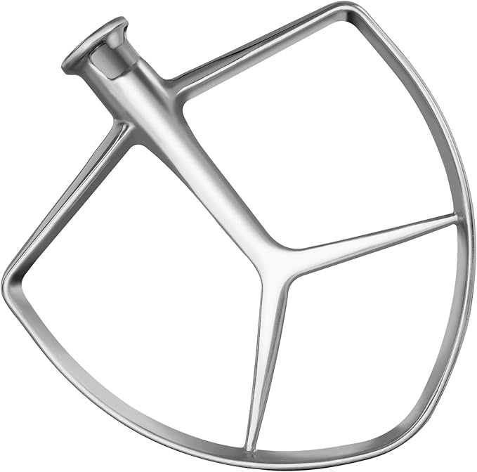 Flat Beater for KitchenAid 7QT Bowl-lift Stand Mixers, Stainless Steel Paddle Accessories for Kitchen aid, Dishwasher Safe