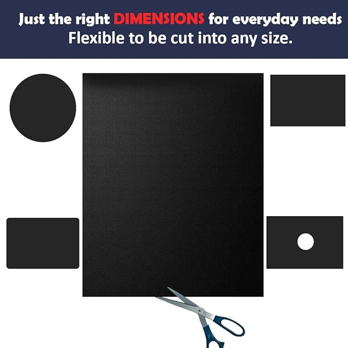 VLA Oven Liners for Bottom of Oven,Big Size 16""x75"" 2 Pack Large Thick Heavy Duty 100% Non-stick Reusable Teflon Oven Mat, Baking Mat for Electric, Gas,, 1_roll_Oven_Liner_Black_75in