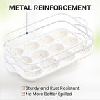 Silicone Muffin Pans for Baking, Metal Reinforced Frame Jumbo 6 Cups & Regular 12 Cups Cupcake Pan Nonstick Muffin Pan for Homemade Baking Easy to Handle