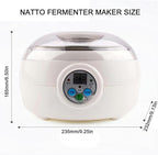 Electric Yogurt Maker - Constant Temperature Control Fermentation Machine with 1.5L Stainless Steel Container for Natto and Rice Wine