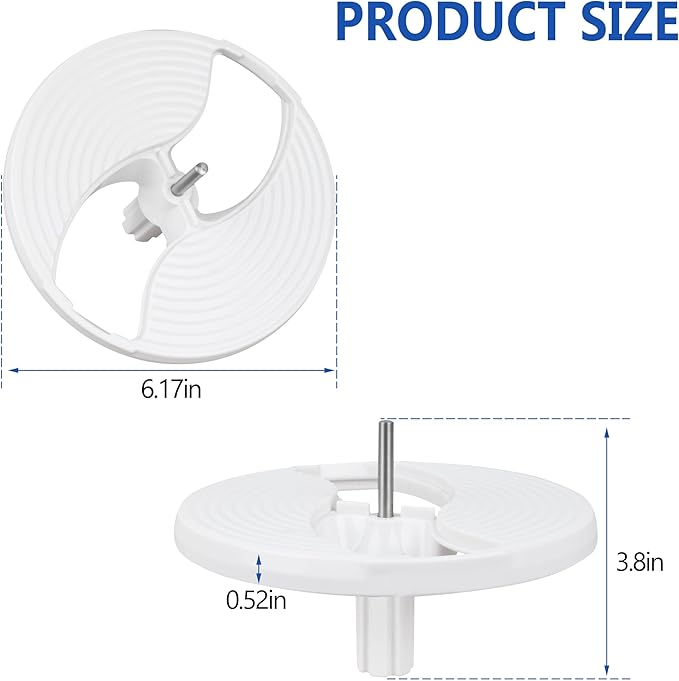 K650 Food Processor Disc Holder for Braun Insert Carrier Food Processor，Replacement Part K600 K700 K750 FP3010 FP3020 FX3030WH