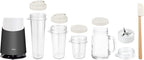 Tribest II Ready Personal Blender with Mason Jar Mug, One-Size, Gray