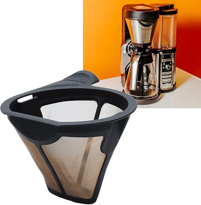 Coffee Filter Screen, Washable Reusable Coffee Maker Filters Coffee Strainer Replacement for CF097 CF090 CF091