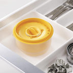 Egg Separator, Easy to, Separates up to 6 Yolks, Non, Reusable for Home Bakery (Yellow)