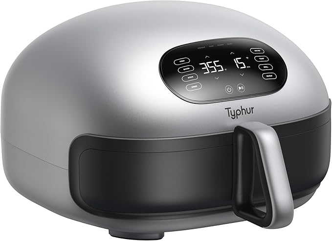 Dome 2 Air Fryer, Extra Large Airfryer with Superior Airflow, Self-cleaning Smart Digital Fryer with PFAS free Basket for Quick Easy Meals, Up to 32 Chicken Wings Capacity [New Version]