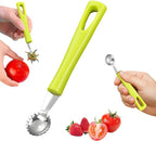 Tomato Corer Tool,Strawberry Huller Stem Remover,Easy Fruit Stem Remover for Tomatoes, Strawberries,Vegetable and Fruit Kitchen Gadget