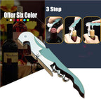 Professional Waiter Corkscrew Wine Openers Set, Heavy Duty Stainless Steel Hinges Wine Key for Restaurant Waiters, Sommelier, Bartenders