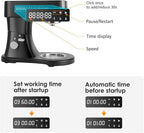 ZACME 7.4QT Household Stand Mixer 800W with Aluminum Die Casting Mixers Kitchen Electric Stand Mixer Metal Dough Mixer with Stainless Steel 7L Bowl, Dough Hook, Whisk and Beater