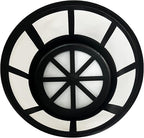 GoldTone Brand Reusable 8-12 Cup Basket Filter | Reusable Basket Coffee Filter Nylon Mesh fits Mr. Coffee, Black + Decker, Proctor Silex (4 Pack)