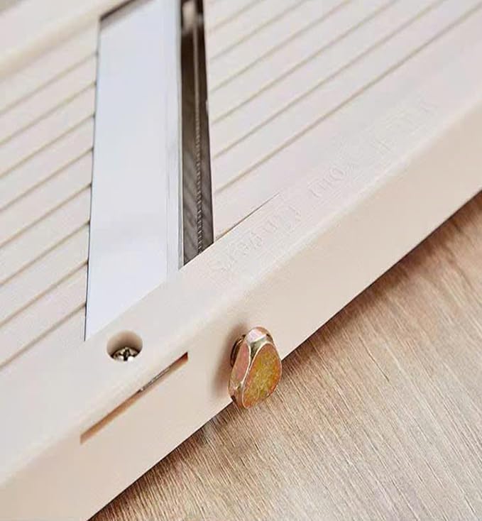 Professional Mandoline Slicer for Kitchen, Wide Vegetable Cutter with 4 Stainless Steel Blades