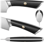 Cangshan ELBERT Series German Steel Forged Starter Knife Sets (Black, 3-Piece)