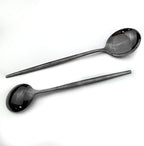 Black 36-Pieces Silverware Flatware Mirror Polished Dinnerware, 18/0 Stainless Steel Cutlery Set For Home Kitchen Party Hotel Restaurant Wedding Service for 6