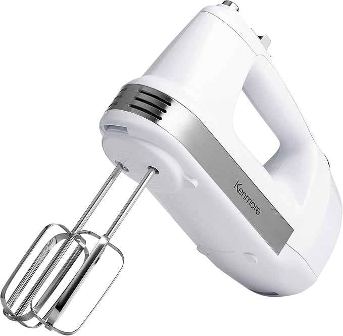 Kenmore 89109 5-Speed Hand Mixer in White