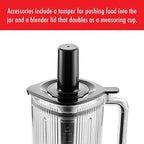 ZWILLING Enfinigy Power Blender, Piranha Teeth Winglet Blade for Ultimate Blending, 6 programs for Ice cream, Smoothies and more, 64oz pitcher, 12 speed, Black