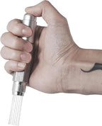 MHW-3BOMBER Retractable WDT Tool Espresso Distribution Tool with Magnetic Store, Adjustable Range Coffee Stirrer Tool for Barista, 0.4mm 8 Stainless Steel Needles with 8 Extra, Silver, T6189S-OS