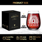 Teacher Gifts: Wine Glasses for Teacher Appreciation, Valentine's Day & Birthdays - For Women & Men