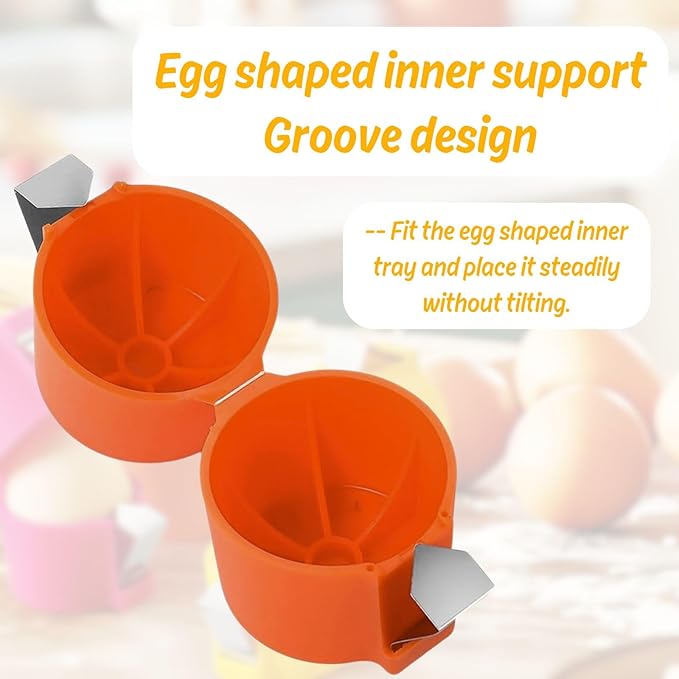 3PCs Egg Shell Opener - New Egg Cracker & Peeler Tool, Separator for Kitchen Gadgets