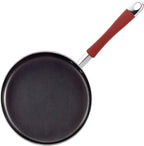 Rachael Ray Cucina Nonstick Cookware Pots and Pans Set, 12 Piece, Cranberry Red