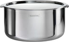 Tramontina Utsava 5.75-Quart Tri-Ply Clad Stainless Steel Tope with Lid, Large Patila Pot for Indian Cooking
