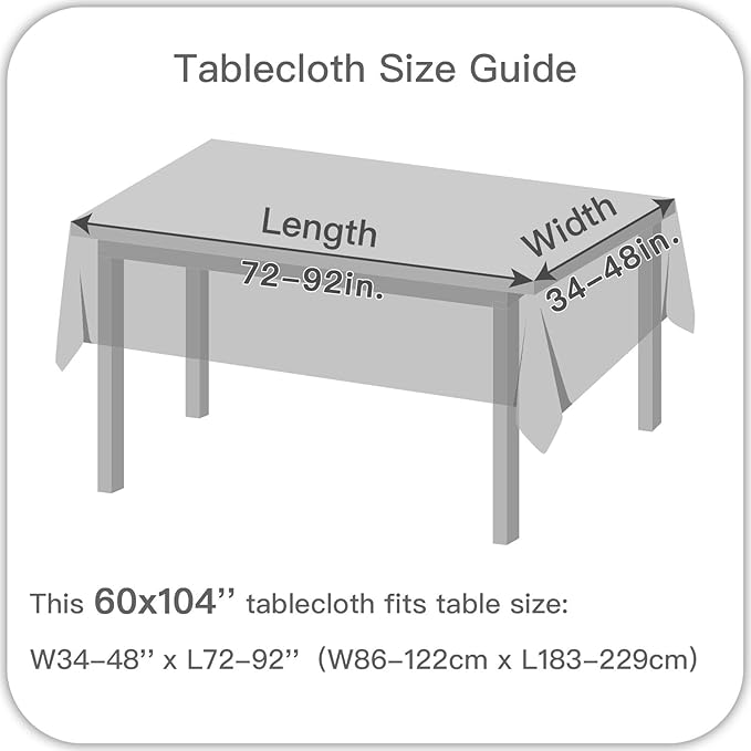 maxmill Jacquard Table Cloth Swirl Design Water Proof Wrinkle Free Water Proof Heavy Weight Soft Tablecloth Decorative Fabric Table Cover for Outdoor and Indoor Use Rectangular 60 x 104 Inch Teal