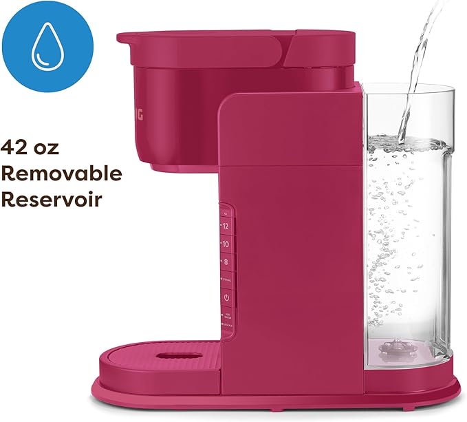 Keurig K-Express Single Serve Coffee Maker – Strong Brew Option, 42oz Reservoir, Sleek Design for Holiday Hosting & Gifting, Holiday Berry