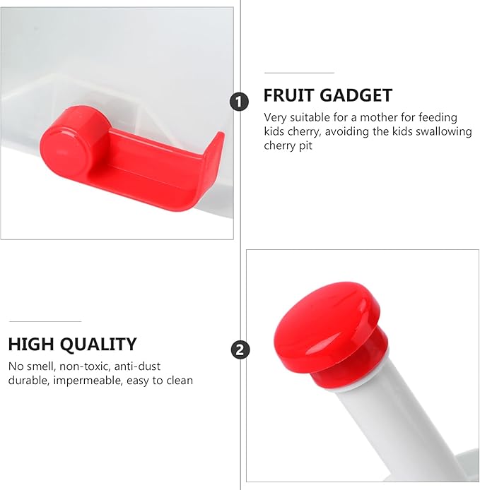 Hemoton 1pc Multifunctional Cherry Pitter Tool Easy Squeeze Grip for Quick Removal of Fruit Pits Vegetable Gadget for Safe Feeding Boy Girl